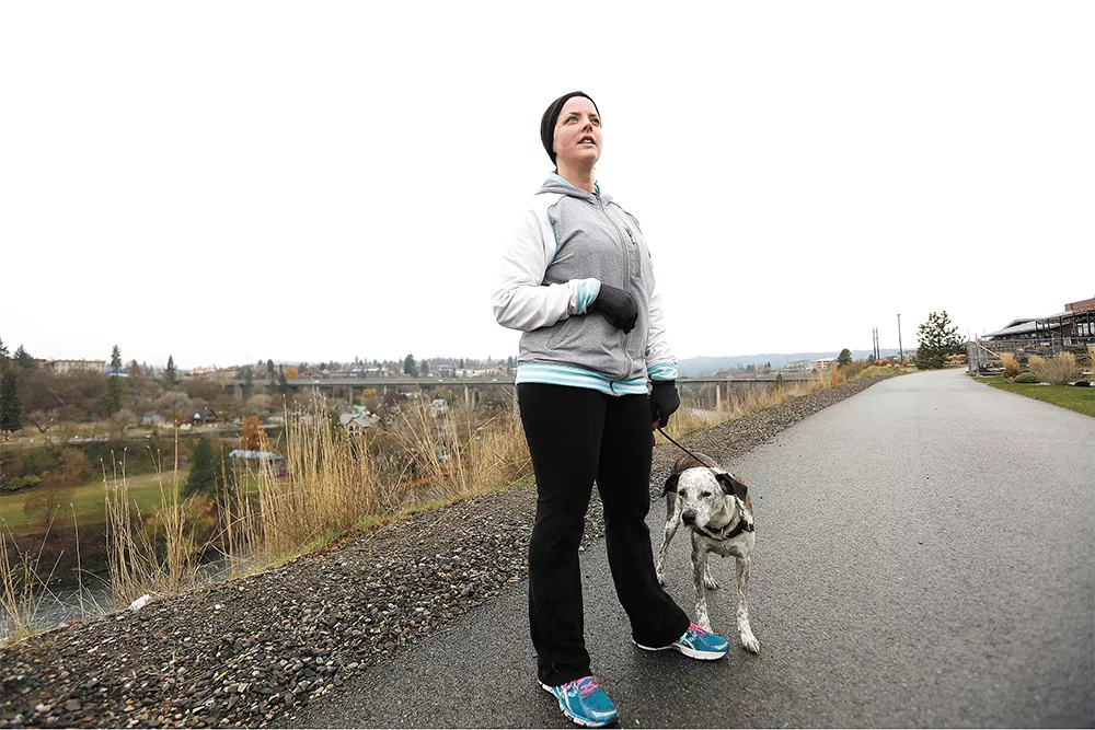 Emily Gwinn was attacked while running last year, but refuses to let that experience hold her back. - YOUNG KWAK
