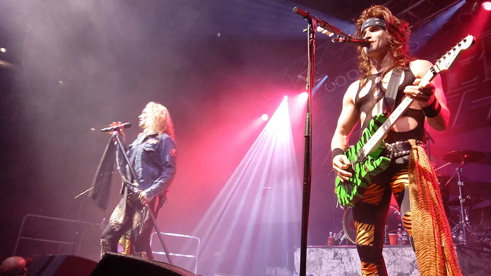 Steel Panther made a career out of playing '80s-style tunes and wearing the costumes of the day. - DAN NAILEN