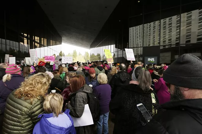 Washington DC is hosting a pro-life march today, just a few days after Women's Marches swept the country, like this one in Spokane.
