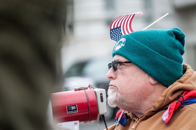 30 photos from Sunday's Spokane protest of Trump's executive orders against refugees