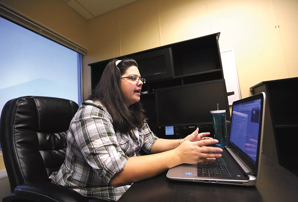 Lauren Andresen says she can make more money as a private tutor than she would as a teacher. - YOUNG KWAK