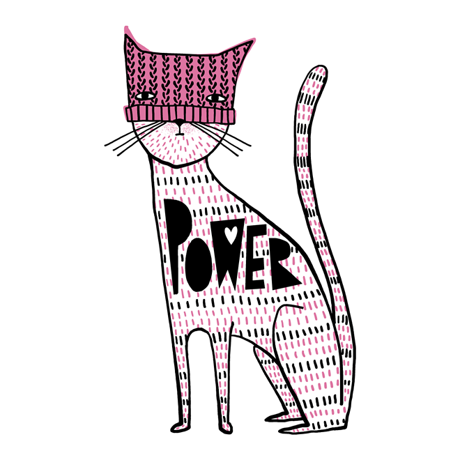 Pullman artist's "cat power" design raises thousands for national, local nonprofits