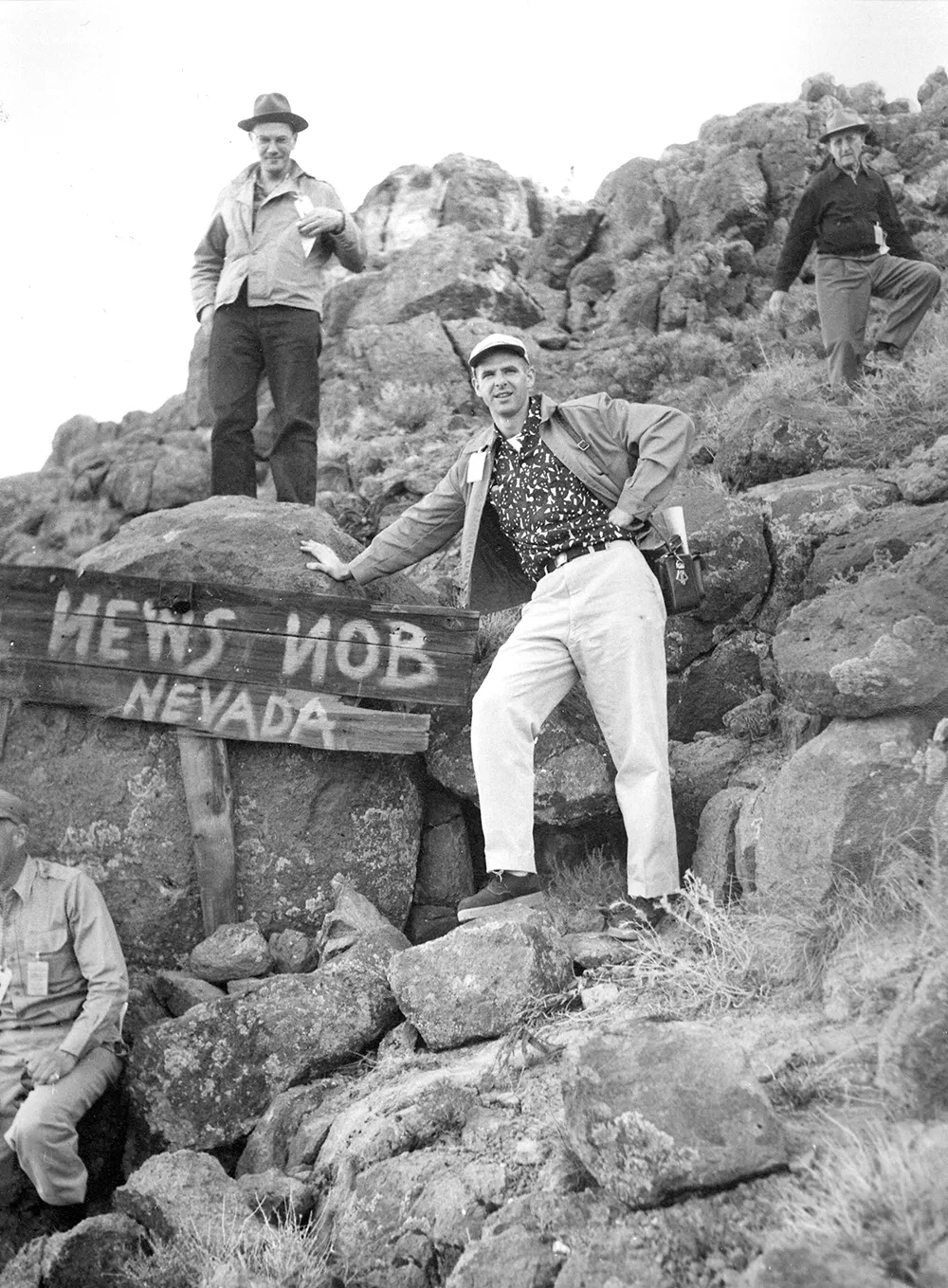 Hill Williams was among the first press to witness an atomic bomb explode in mid-air at the Atomic Energy Commission's Nevada test site in 1952.