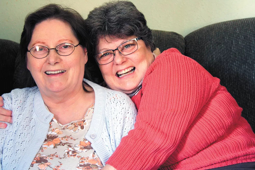 Sisters Theresa Wheeler and Deanne Doi are trying to help people find housing with the "Hope Street Project." - SAMANTHA WOHLFEIL PHOTO