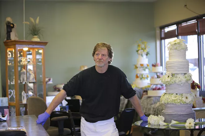 Jack Phillips, the operator of Masterpiece Cakeshop in Lakewood, Colo., Oct. 30, 2014. The U.S. Supreme Court on June 26, 2017, agreed to hear an appeal from Phillips, who has religious objections to same-sex marriage and had lost a discrimination case for refusing to create a cake to celebrate such a union. - MATTHEW STAVER/THE NEW YORK TIMES