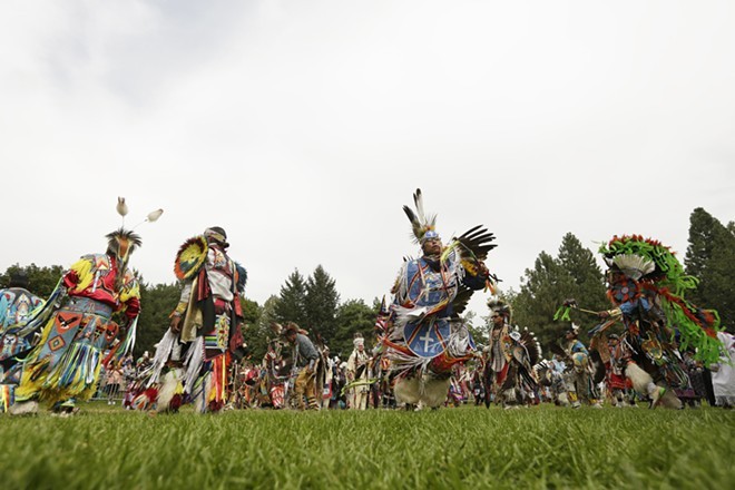The Gathering at the Falls Powwow begins Friday.