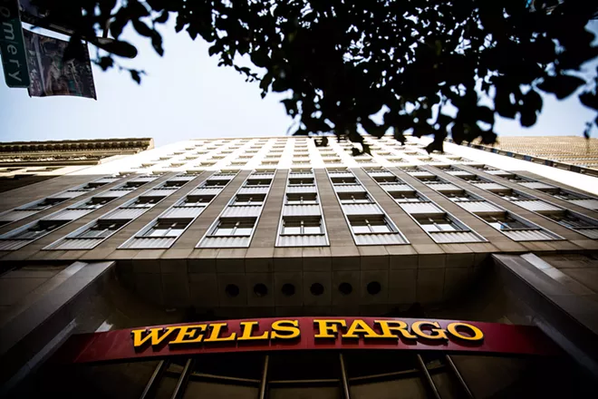 The headquarters building of Wells Fargo in San Francisco on Sept. 16, 2016. Wells Fargo said on Aug. 31, 2017, that an internal review of its potentially fraudulent bank accounts had uncovered a total of 3.5 million such accounts, some 1.4 million more than it had previously estimated. - MAX WHITTAKER/THE NEW YORK TIMES