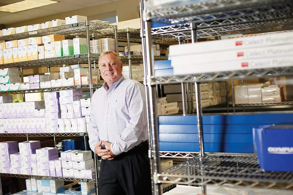 Murray Walden's Spokane company, H-Source, provides a marketplace where hospitals can resell and purchase medical supplies. - YOUNG KWAK