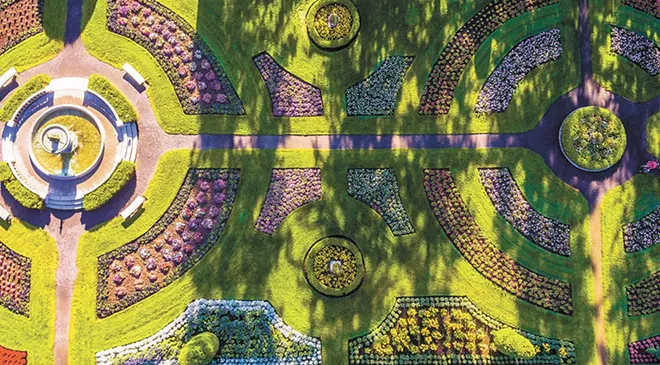 Duncan Garden at Manito Park. "I got up at dawn to try to get some photos before a bunch of people came to the park," Frankie Benka says. "But apparently a lot of joggers and moms get up early too." - FRANKIE BENKA PHOTO
