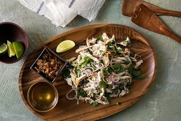 Leftover turkey can be repurposed into many other meals, like this salad. - THE NEW YORK TIMES