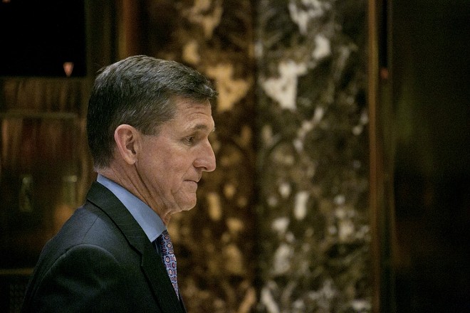 Former national security adviser, Michael T. Flynn - SAM HODGSON/THE NEW YORK TIMES