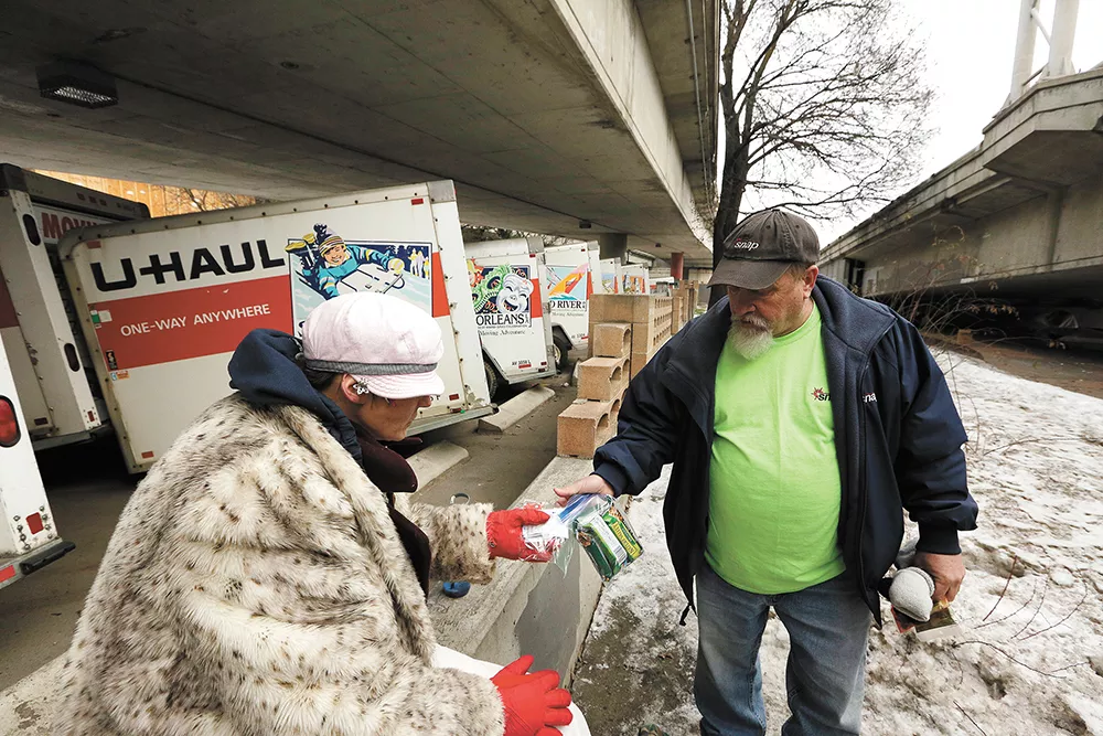 With a new homeless-count app, the city will be able to shift where outreach teams are being deployed. - YOUNG KWAK