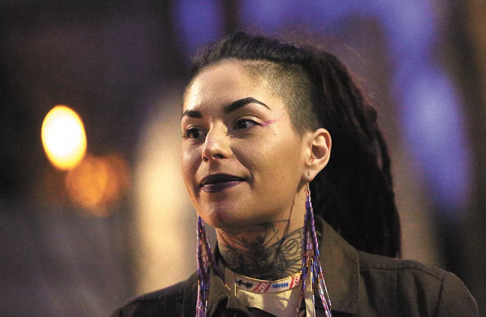 Niki Zacherle says now is the time for tribal communities to stand up and speak out against violence." - YOUNG KWAK