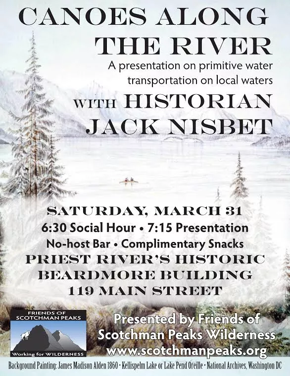 Canoes Along The River Spokane Author Jack Nisbet To