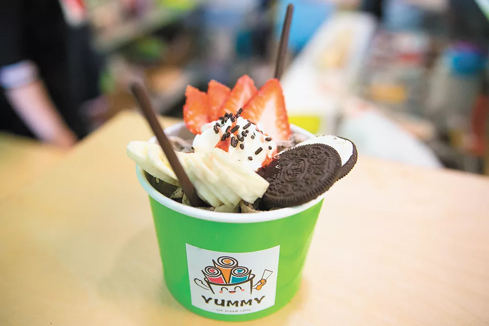 Customers can choose their own ingredients, or order one of the shop's speciality bowls. - LIBBY KAMROWSKI PHOTO