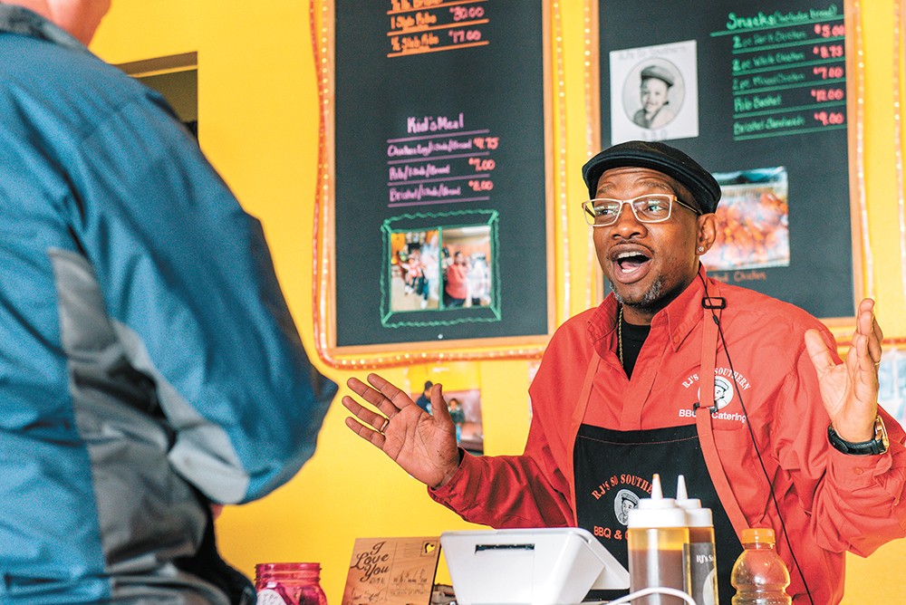 RJ's is a one-man shop run by chef-owner Reggie Perkins. - ERICK DOXEY PHOTO