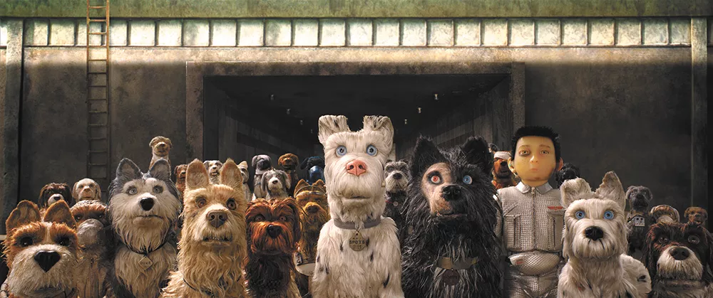 Bryan Cranston, Edward Norton, Bill Murray and Jeff Goldblum voice some of the scruffy canine heroes of Wes Anderson's animated Isle of Dogs.