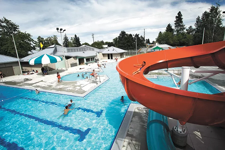 Open swim at all six of Spokane's city-run aquatic centers is free for everyone starting this summer. - YOUNG KWAK