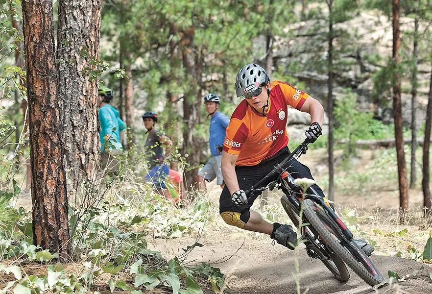 The region offers plenty of distractions for bikers of all skills. - TIMOTHY PHILLIPS PHOTO