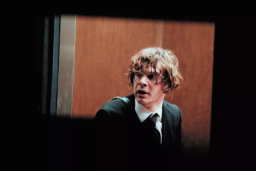 Evan Peters in American Animals.