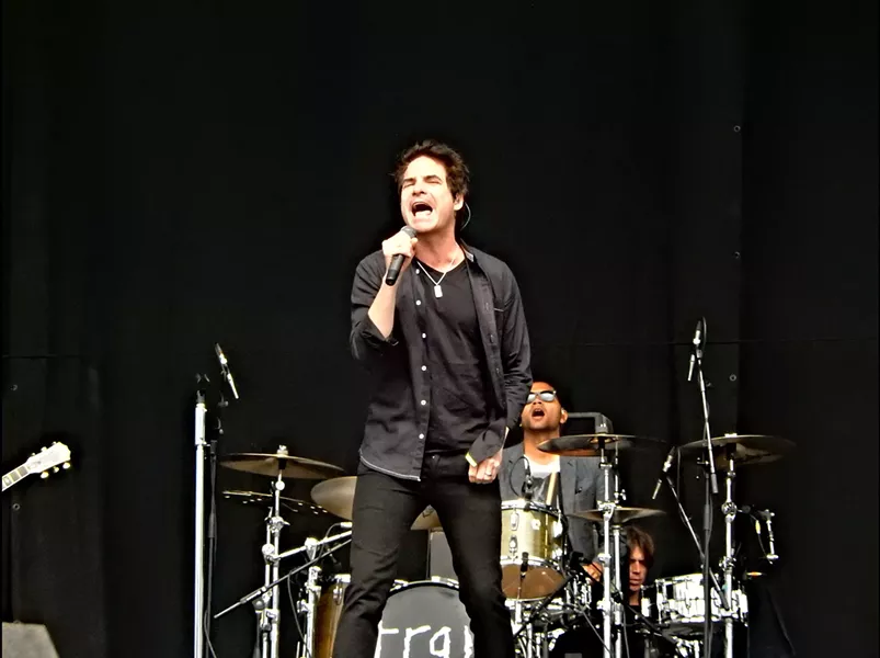 Patrick Monahan belting out some tunes at V Festival in 2014. - DREW DE F FAWKES