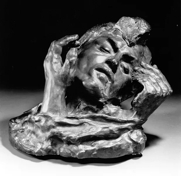 Rodin's Head of Shade with Two Hands - IRIS AND B. GERALD CANTOR FOUNDATION