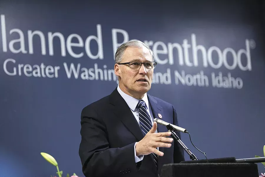Gov. Jay Inslee says Washington state will do whatever it can to fight proposed changes to the federal Title X family planning program. - YOUNG KWAK