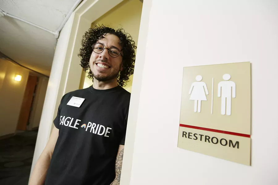 Nick Franco, director of the EWU Pride Center, says the new gender-inclusive housing is the center's biggest accomplishment "recently." - YOUNG KWAK