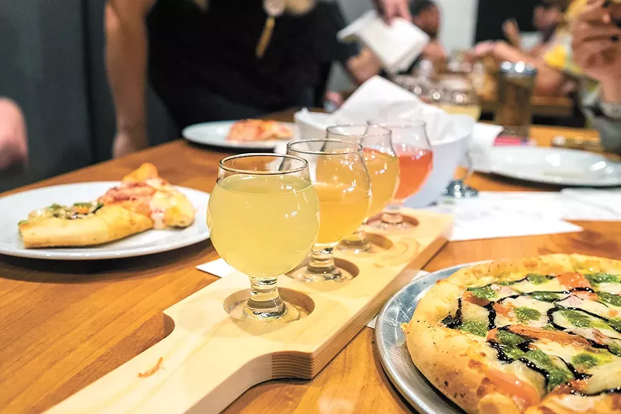 One Tree Cider House recently celebrated one year downtown, rolling out some new menu and decor changes. - HECTOR AIZON PHOTO