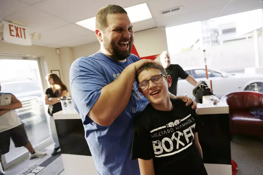 Welliver trains sixth-grader Grant Wacker five times a week. - YOUNG KWAK