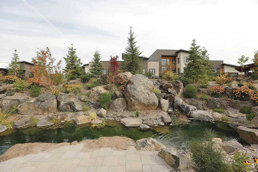 Sightlines from each residence include vistas of both still and running water. - YOUNG KWAK
