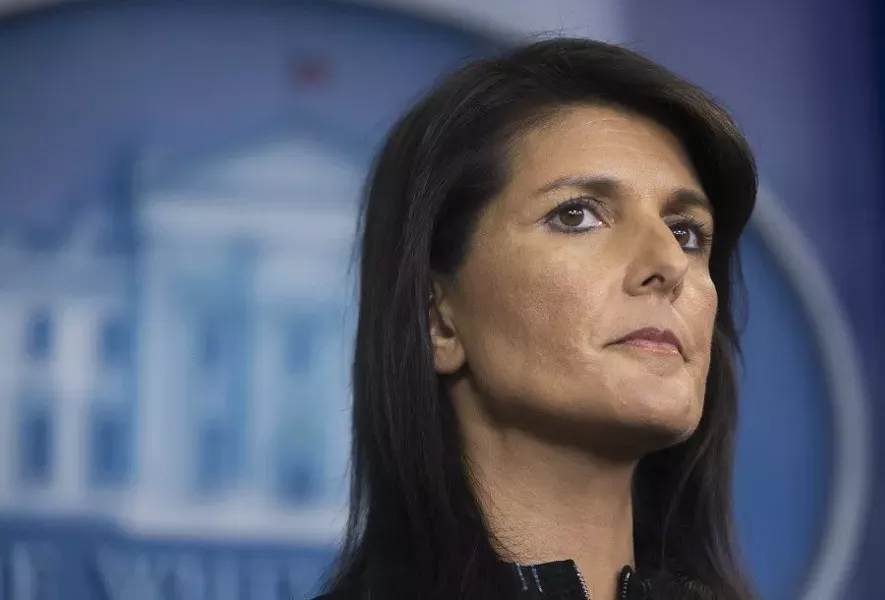 U.N. Ambassador Nikki Haley - TOM BRENNER/THE NEW YORK TIMES