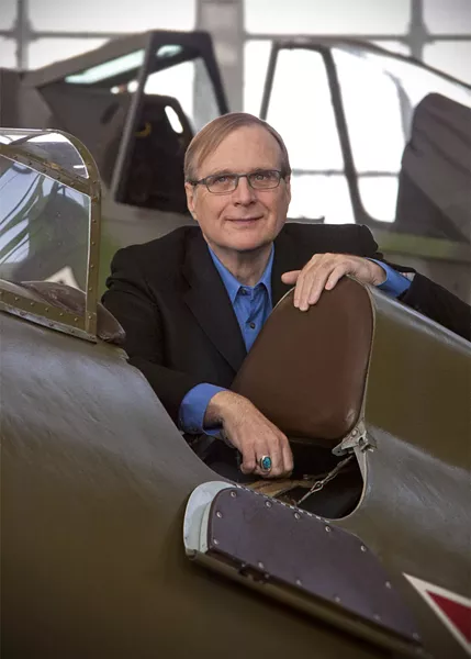 Paul Allen at the Flying Heritage Museum in Everett. - WIKIMEDIA COMMONS/MILES HARRIS