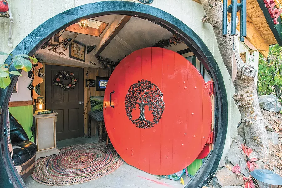 Spokane End was built this summer by Lord of the Rings lover Ryan Oelrich. - ERICK DOXEY PHOTO