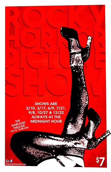 The Rocky Horror Picture Show screens at the Garland on Oct. 27.
