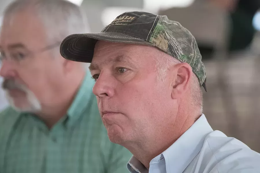 Congressman/ journalist bodyslammer Greg Gianforte - LANCE CHEUNG PHOTO