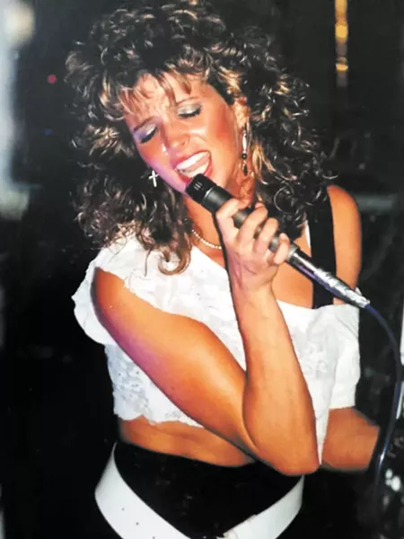 All Fall Down vocalist Tracy Kendrick performs during the Spokane cover band's heyday.