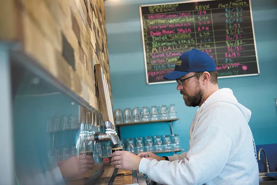 Matt Gilbreath, owner and brewer of Humble Abode Brewing. - DEREK HARRISON PHOTO