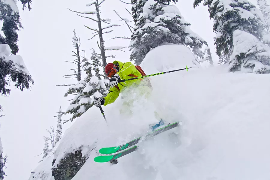 John Witt: "Just staying in the yurt and skiing was just a dream of mine." - BOB LEGASA PHOTO