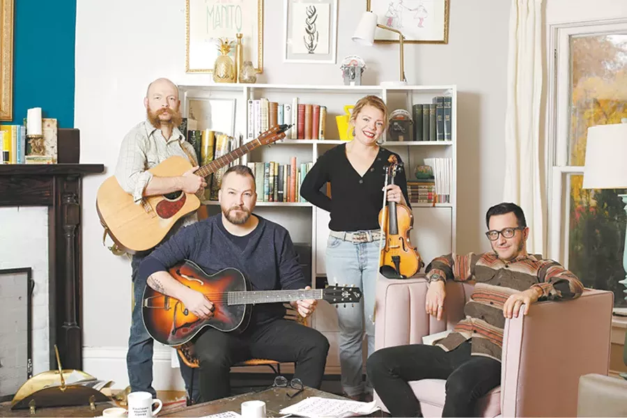 The punk-folk quartet Bust It Like a Mule. - YOUNG KWAK