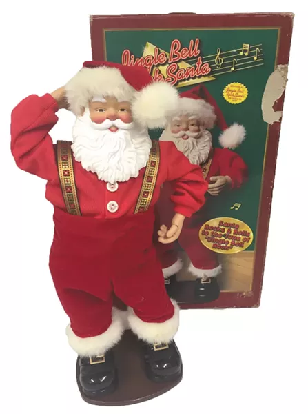 Who doesn't love a dancing Santa?