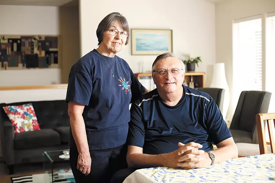 Yvonne and Ron Rentner are one of the couples fostering refugee children through Lutheran Community Services Northwest. - YOUNG KWAK