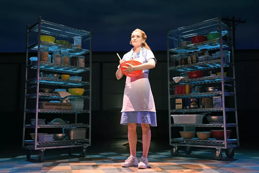 Christine Dwyer stars as Jenna in the touring production of Waitress, which runs through Dec. 16 at the First Interstate Center for the Arts.