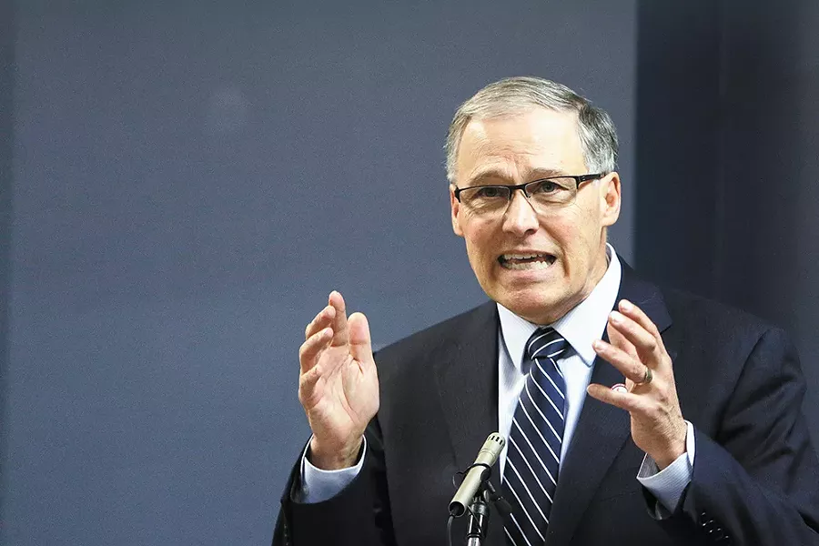 It's not just climate change, higher education and orcas: Jay Inslee is making health care reform a big priority in 2019. - YOUNG KWAK