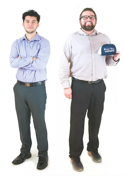 Carlos Garcia (left) and Jared Kuhn - DEREK HARRISON PHOTO