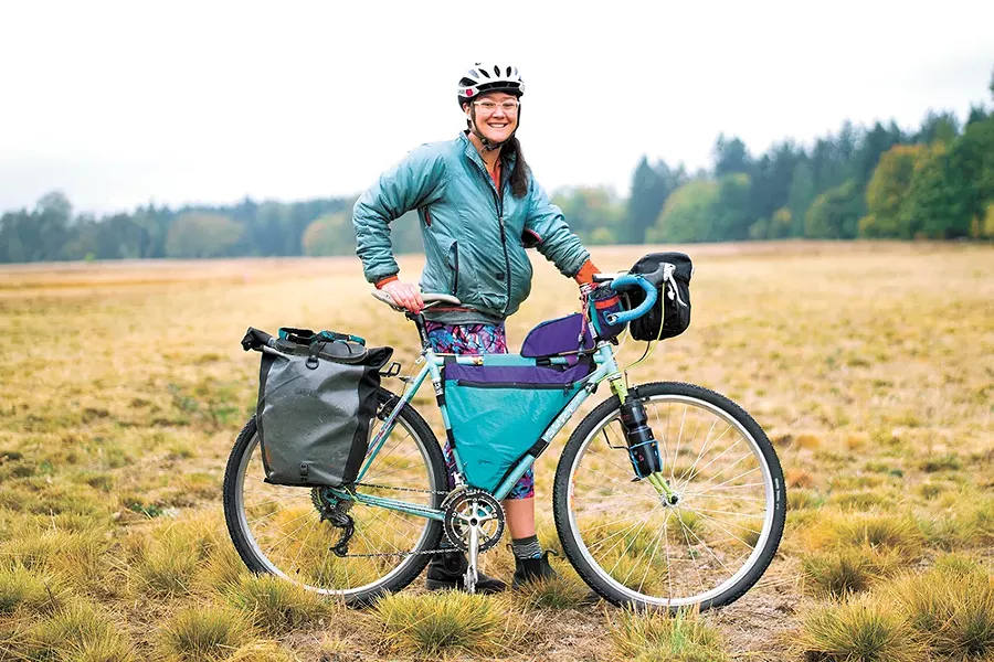 Tessa Hulls calls Port Townsend home: "That's where my bookshelf is." - RIE SAWADA