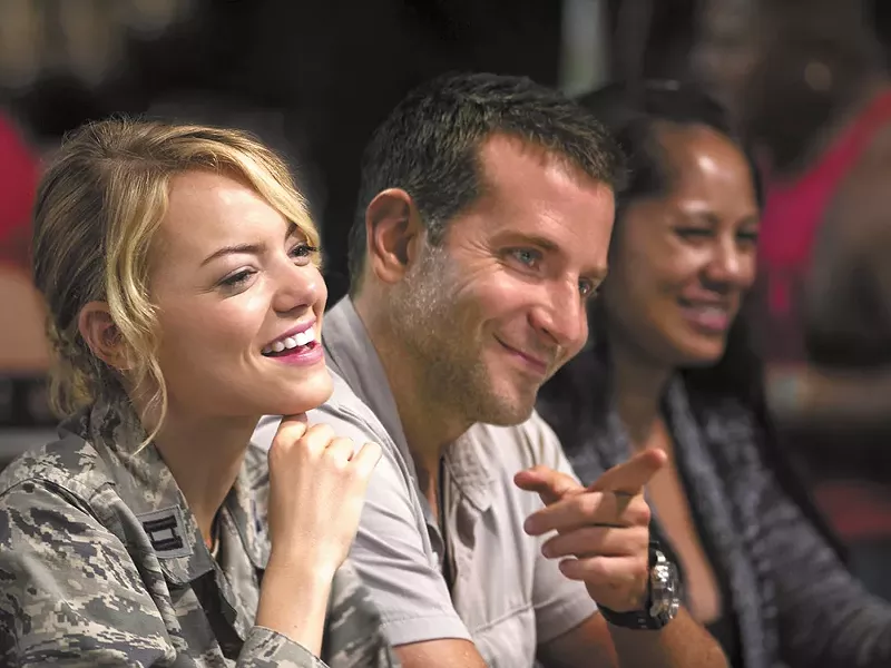 Emma Stone and Bradley Cooper are just one of the love stories in Aloha.