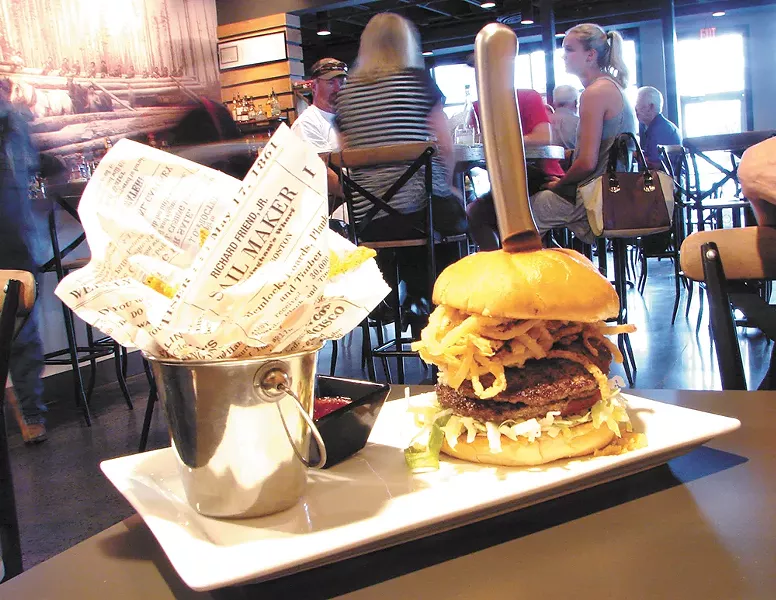 The Gastro Burger at Timber. - CARRIE SCOZZARO