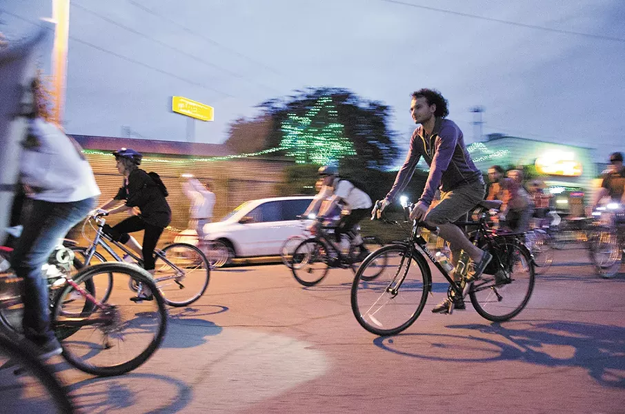 Pedal under the full moon with the Swamp Ride. - NICK GAST