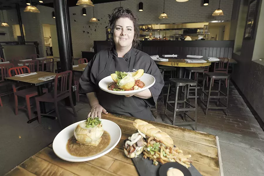 Chef Molly Patrick created a Southern-inspired menu for the Blackbird. - YOUNG KWAK
